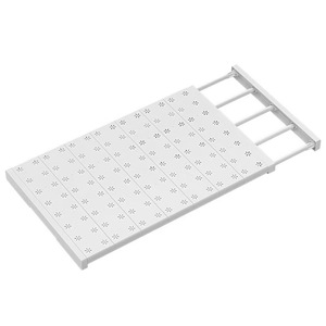 Estante de armario extensible sin clavos con varios niveles, adecuado para dormitorios, armarios de cocina, baños y cocinas. - Product Image 5