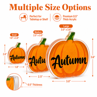 Bloc de citrouille en acrylique transparent de qualité supérieure, éco-responsable, avec logo personnalisé, pour décoration d'Halloween, directement de l'usine