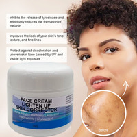 Crème correctrice pour le visage éclaircissante à la vitamine C et au niacinamide, antioxydants, éclaircit, inhibe la production de mélanine, améliore l'éclat