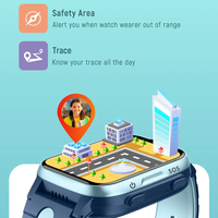 Nouvelle montre connectée pour enfants à la mode, appels vidéo 4G, K15, SOS, GPS tracker, écran de grande taille de 1,69 pouces, montre connectée pour enfants, montre connectée pour garçons