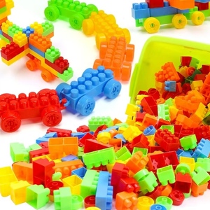 Juego de Bloques de Construcción de Piezas Grandes, Rompecabezas Educativo para Niños, Juguete de Ensamblaje para Jardín de Infancia, Plástico - Product Image 1