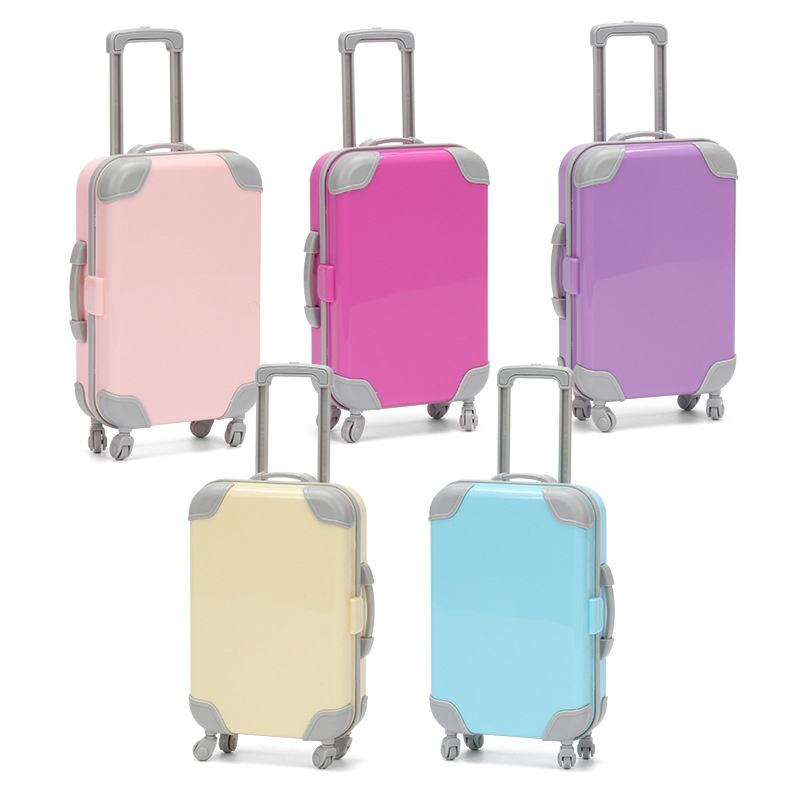 Wholesale Mini Plastic Clear Transparent Luggage Suitcase Novelty