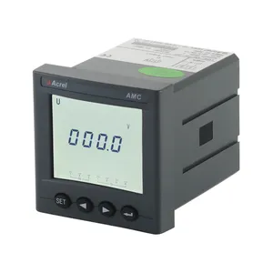 Acrel AMC72L-AV单相多功能电表，带RS485 400V电压表交流数字多功能电表