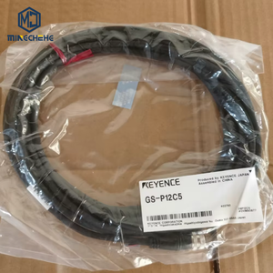 Interrupteur de sécurité compact KEYENCE GS-P12C5, série GS-M, connecteur M12, câble standard, type haute performance (12 broches), 5 m - Product Image 1