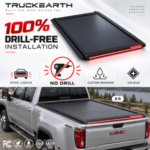 Cubierta Retráctil Rígida LED para Camioneta GMC Sierra 3500HD, para Caja de 8 pies, de Aleación de Aluminio - Product Image 1