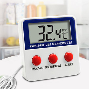 Groothandel Digitale Lcd <span class=keywords><strong>Alarm</strong></span> Indoor/Outdoor Huishouden Thermometer 0.8c Nauwkeurigheid-50 ~ 70c Range Vriezer Koelkast - Product Image 6
