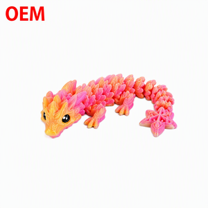 ของเล่นรูปไข่มังกรแบบพิมพ์ 3 มิติ OEM ODM ข้อต่อขยับได้ ของเล่นการ์ตูน ตุ๊กตาสัตว์พลาสติกแบบกำหนดเอง ของตกแต่ง ของขวัญ - Product Image 2