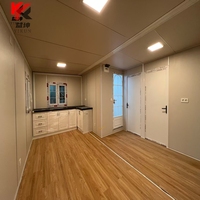 Maison Modulaire Préfabriquée, Bureau Préfabriqué, Conteneur de Luxe de 20 pieds, Prix des Maisons Modulaires en Verre Préfabriquées