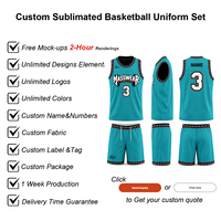 Elit Erkek Çocuk Özel Basketbol Forması Hızlı Yeniden Sipariş Verme Jersey Seti Hızlı Üretim Sublimasyonlu Nem Emici Nefes Alabilen Takım Ekipmanı Maç Forması