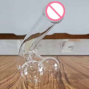 Decanter per Whisky a Forma di Pene, Bottiglia in Vetro Trasparente per Feste per Adulti, Articolo da Regalo Divertente - Product Image 1