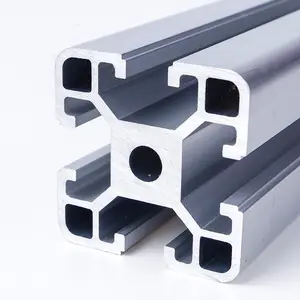 40x40工业铝挤压丁字槽铝型材，用于工作台框架数控加工丁字轨道铝型材