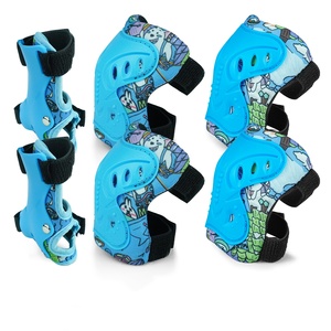 Équipement de protection OEM pour le skateboard, ensemble de sécurité professionnel pour enfants débutants, genouillères, coudières, protections de paume, réglables pour l'extérieur - Product Image 2