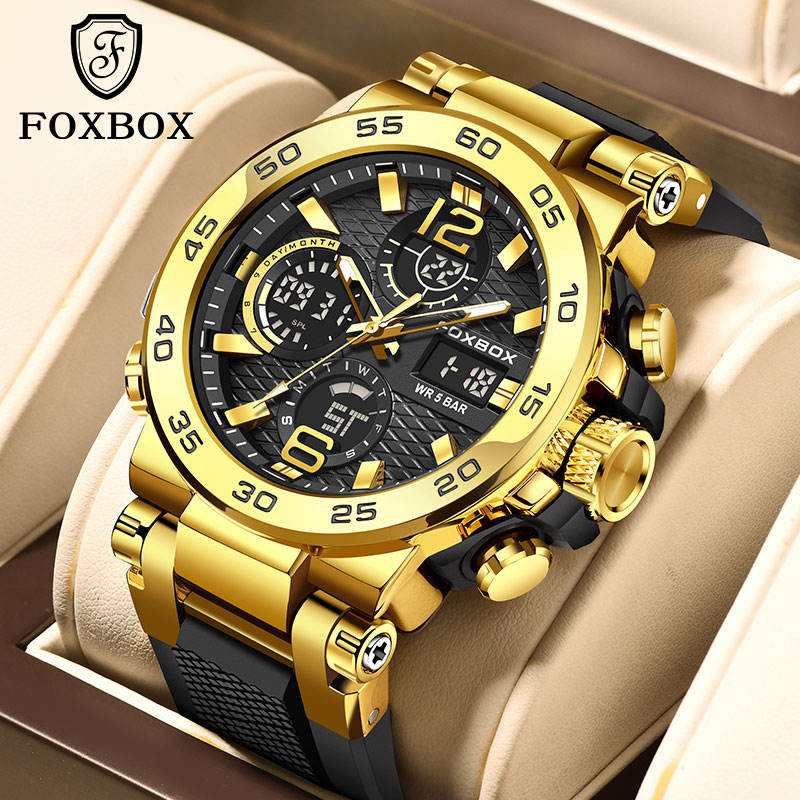 Luminous Quartz Men's Sport Watch - Luxury Wrist Watch for Men