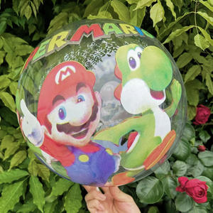 Vente en gros épaissir 24 pouces ballons flottants transparents personnage de dessin animé <span class=keywords><strong>Mario</strong></span> Bobo ballons pour jouet de décoration de fête d'anniversaire - Product Image 5