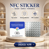Support de table en acrylique personnalisable avec code NFC et QR, pour carte de membre, utilisation hôtelière, panneau interactif pour avis Google et réseaux sociaux