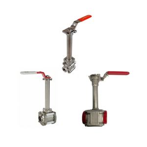 Vanne angulaire Keerun de cryogénie chinoise, 300 mm, vanne à aiguille pour l'hydrogène liquide, pour l'expédition - Product Image 4