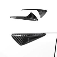 Couverture de caméra latérale en fibre de carbone pour Tesla Model X 2023+ Garniture extérieure