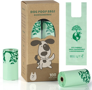 Sacs poubelle pour chien Epi parfumés écologiques personnalisés biodégradables compostables élimination imprimable des déjections portables des déchets d'animaux domestiques - Product Image 4
