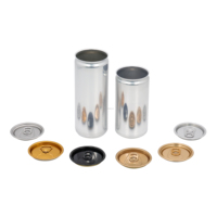 Boîtes de conserve en aluminium pour boissons, format stubby, standard, élégant et mince, 187 ml, 250 ml, 330 ml, 500 ml # 202 Couvercles pour boissons