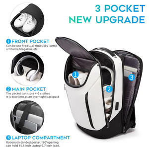 Muestra Gratuita de Bolsa para Casco de Motocicleta, Impermeable, Mochila Expandible para Moto, Maleta Rígida de Carbono para Motocicleta, 30-48L - Product Image 2