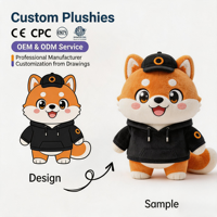 Poupées en peluche personnalisées à la mode, mignonnes, douces, en coton PP, anti-stress, MOQ 500 pièces, 20 cm, poupées Kpop faites à la main, style dessin animé