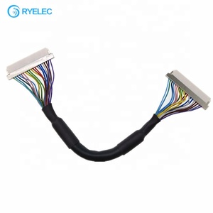 Cable de suspensión electrónico Hirse LVDS de 20 pines DF19 con paso de 1.0 mm para ensamblaje de cable LCD y otros cables - Product Image 4