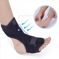 Attelle de cheville unisexe pour fracture, entorse, blessure, soutien, orthèse de nuit pour pied tombant