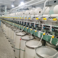 Fil à tricoter mélangé de haute qualité en coton recyclé, matière première textile non tissée à bon prix