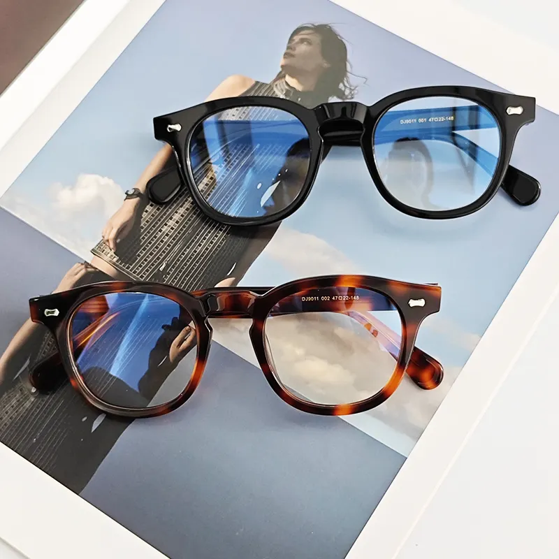 2024 ใหม่มาถึงRetroกรอบแว่นตาOptical Anti-Blue Lightแว่นตาAcetateกรอบแว่นตาสําหรับผู้หญิงผู้ชาย