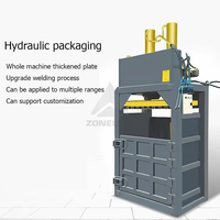 Petite machine de recyclage de déchets en plastique compacteur de presse de bouteilles et de déchets en plastique PET machines à balles efficaces