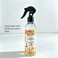 Flacon pulvérisateur vide rechargeable en PET avec gâchette, 250 ml/8,4 oz, 100 ml/3,4 oz, pour brume fine, idéal pour sérum de soin de la peau et salon de coiffure