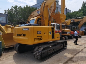รถขุดตีนตะขาบโคมัตสึ PC120 มือสองคุณภาพสูง อุปกรณ์ก่อสร้างขนาดกลางแบบไฮดรอลิก - Product Image 6