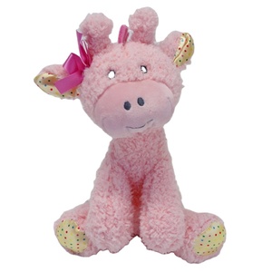 New chất lượng tốt Hot màu hồng con hươu cao cổ bé mềm sang trọng nhồi bông Nhà cung cấp đồ chơi - Product Image 1