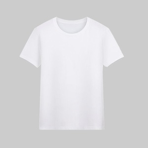 T-shirt homme slim fit col rond manches courtes couleur unie personnalisable avec impression de logo - Product Image 4