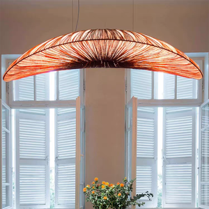 热销北欧风格酒店餐厅发光二极管吊灯卧室直挂装饰照明 - Product Image 4