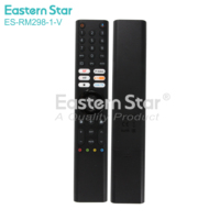 Control Remoto ES-RM298-1-V para Xiao Mi Mi Box XMRM-P3 XMRM-PRO HDTV LCD/LED Smart TV, Control Remoto por Voz con Bluetooth