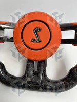 Volant personnalisé en fibre de carbone pour Ford Mustang 2015-2023, accessoire intérieur automobile