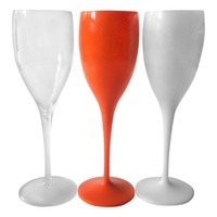 Gobelet en plastique personnalisable, incassable, écologique et réutilisable en polycarbonate de 182 ml pour vin