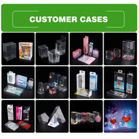 Boîte d'emballage pour téléphone ultra transparente, boîte en PVC PET transparente, boîte à blister pour téléphone portable, logo en relief, présentoir de vente au détail, vente en gros