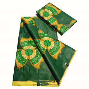 Bazin Riche phi vải 6 yards ankara vải mô hình tự nhiên vải bên váy - Product Image 3