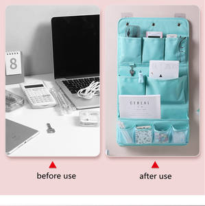 Bolsa de almacenamiento <span class=keywords><strong>para</strong></span> <span class=keywords><strong>colgar</strong></span> <span class=keywords><strong>en</strong></span> la pared, organizador plano y cuadrado respetuoso con el medio ambiente, con múltiples bolsillos - Product Image 3