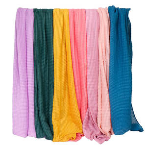 GLS068卸売工場カスタム女性ヒジャーブイスラム教徒スカーフボイルスカルト安い新しい中国TRコットンショールスカーフ - Product Image 3