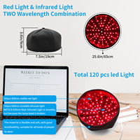 Casco Ajustable AZURE con Terapia de Luz Roja LED Pulsada de 660nm y 830nm, Tres Niveles de Brillo, Uso Doméstico