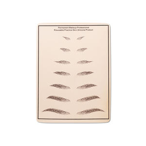 Mastor Professional Silicone Tattoo Practice Skin <span class=keywords><strong>pour</strong></span> Microblading PMU 10pcs Silicone Tattoo Practice Pad - Product Image 1