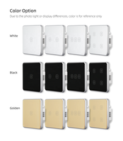 Produits et appareils pour maison intelligente 1/2/3/4 gangs avec panneau tactile neutre EU Standard Tuya Zigbee interrupteur mural