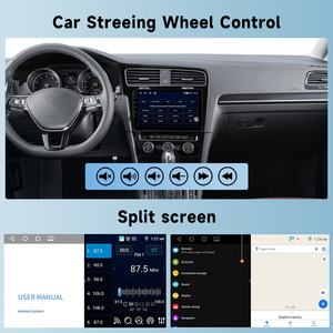 Podofo Autoradio Android 10'' 4+64G per <span class=keywords><strong>Volkswagen</strong></span> Golf 7 2013-2018 con <span class=keywords><strong>Carplay</strong></span>/Android Auto Wireless, Produttore ODM/OEM - Product Image 4