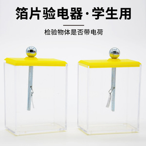 Foil electroscope for student electrostatic experiments, <b>physics</b> electrical experiments, teaching instruments, electrometer - Product Image 2