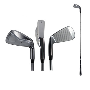 Ensembles de fers de <span class=keywords><strong>golf</strong></span> forgés de pointe avec poignée en caoutchouc et tiges en acier, d'occasion, pour droitiers, pour hommes - Product Image 1