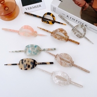 Bâtons de cheveux classiques accessoire femmes bijoux acétate Kanzashi bâtons de cheveux Vintage écaille de tortue chignon couverture avec bâtons