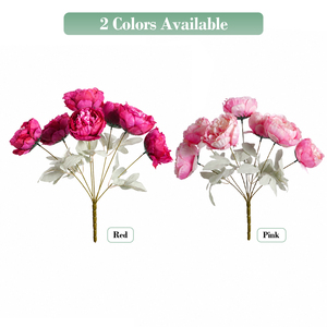 Factory Direct Supply Peony Mixed Bouquet <b>Fake</b> <b>Flowers</b> Artificial <b>Flower</b> Wedding Venue Backdrop Decor - Product Image 5